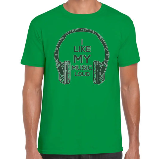 Music Loud Headphone T-Shirt - Tshirtpark.com