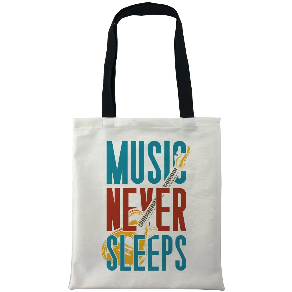 Music Never Sleeps Bags - Tshirtpark.com