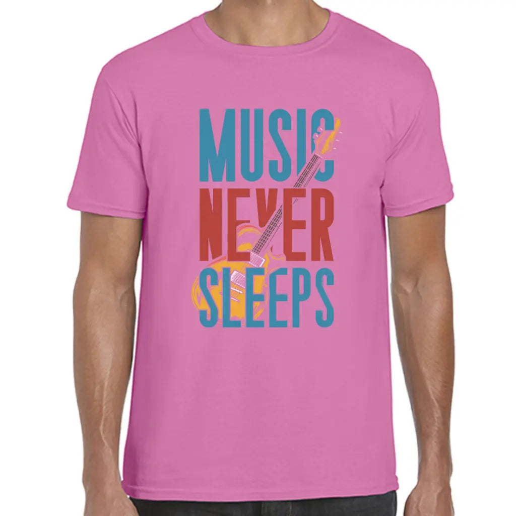 Music Never Sleeps T-Shirt - Tshirtpark.com