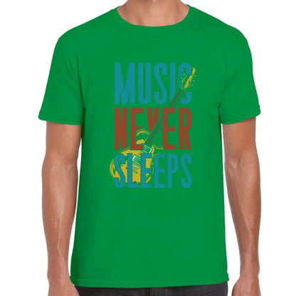 Music Never Sleeps T-Shirt - Tshirtpark.com