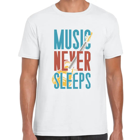 Music Never Sleeps T-Shirt - Tshirtpark.com