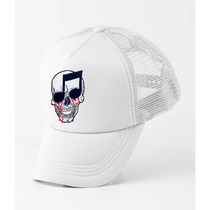 Music Skull Trucker Cap - Tshirtpark.com