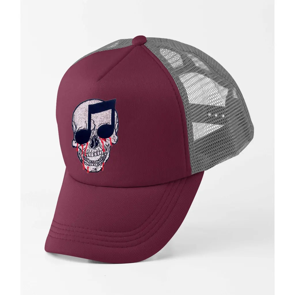 Music Skull Trucker Cap - Tshirtpark.com
