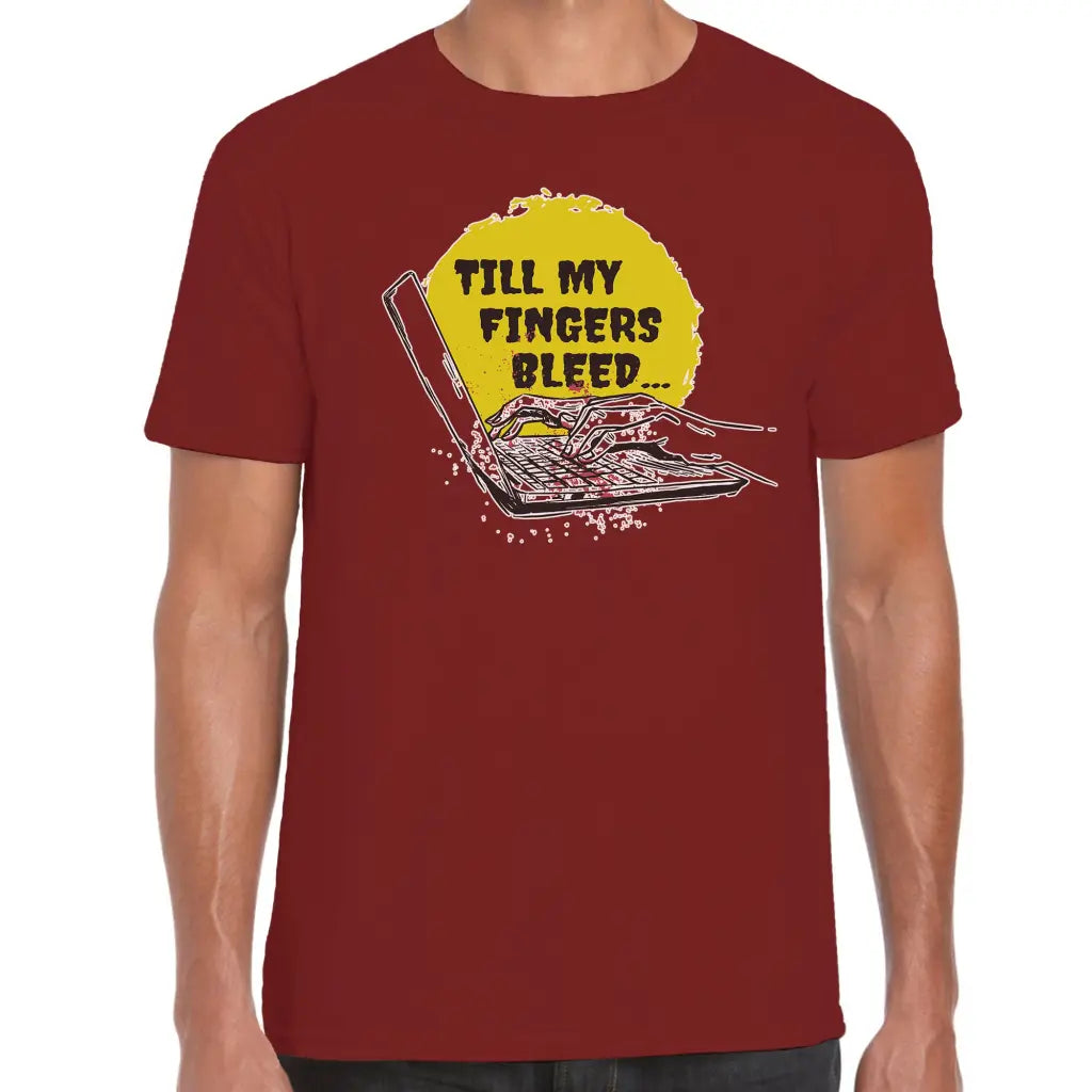 My Fingers Bleed T-Shirt - Tshirtpark.com