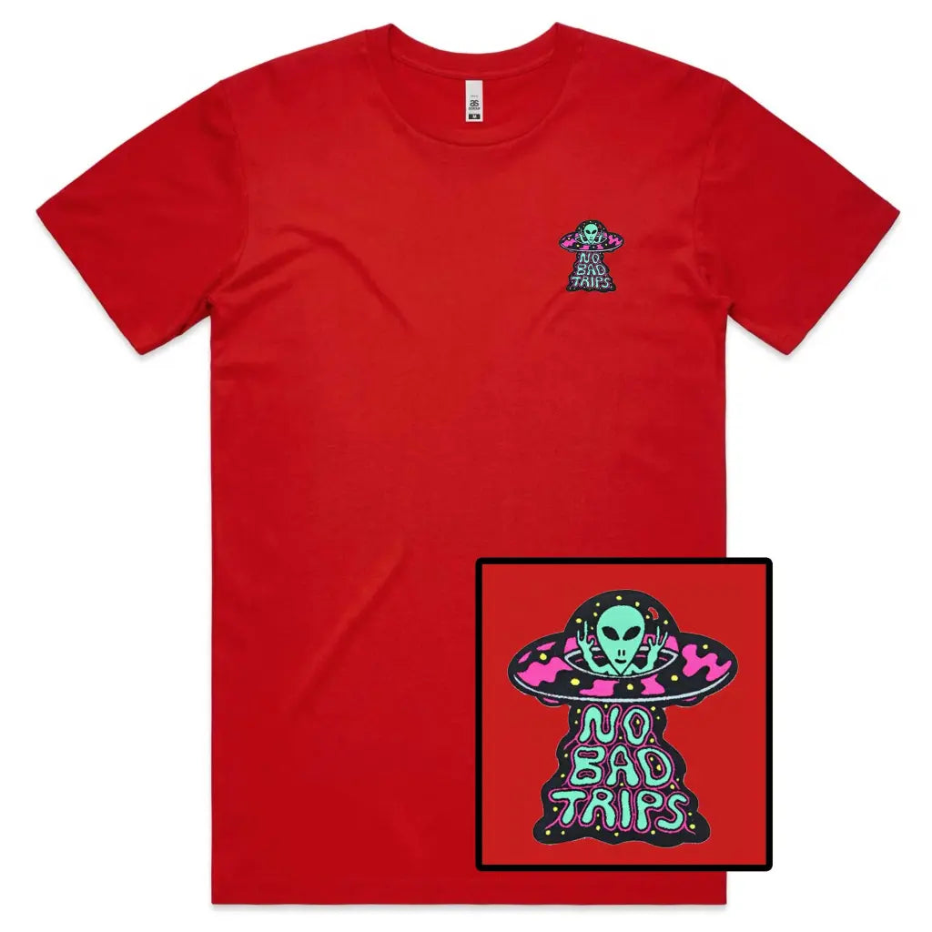 Nad Bad Trips Embroidered T-Shirt - Tshirtpark.com