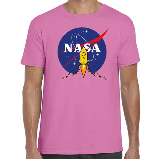 Nasa Circle Rocket T-Shirt - Tshirtpark.com