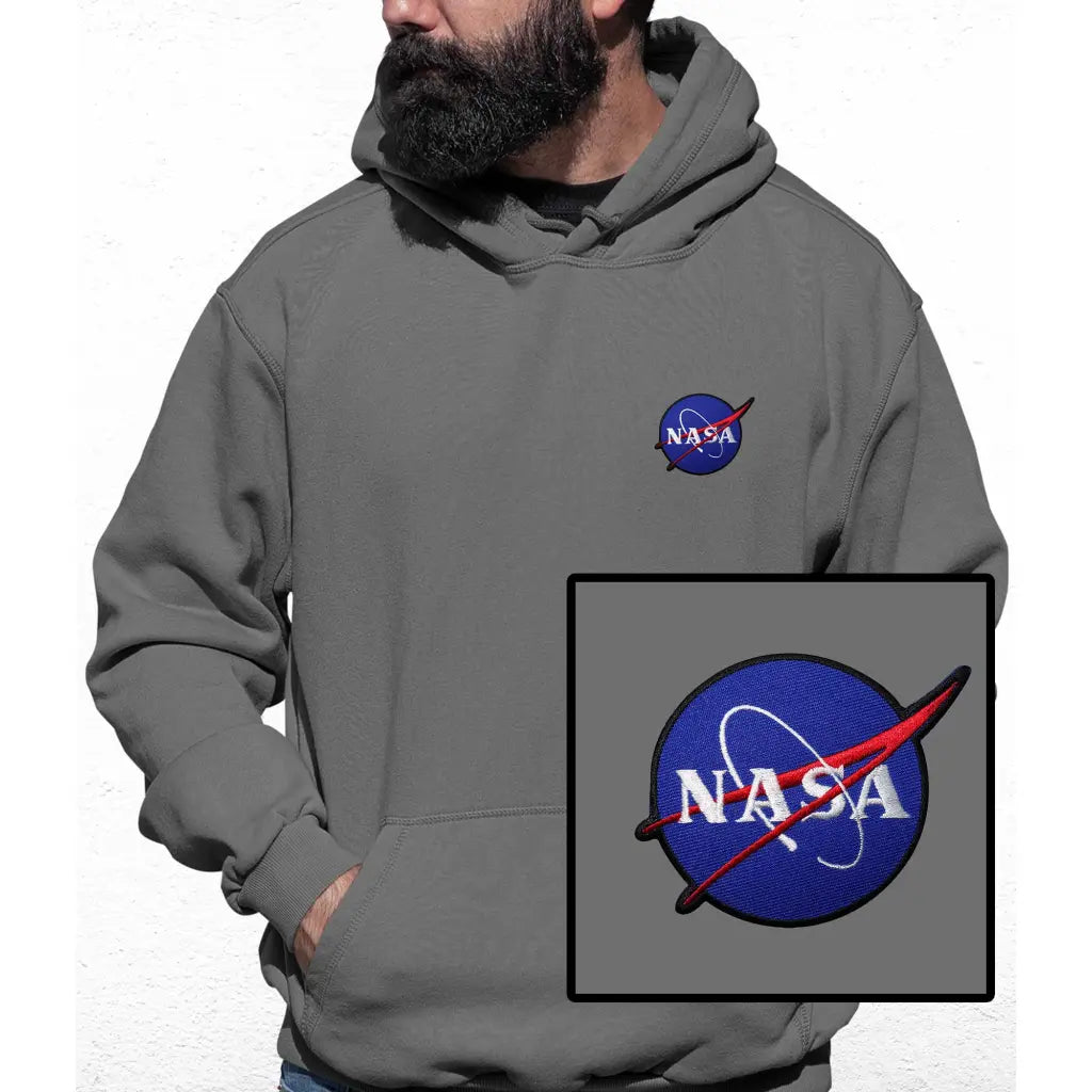 Nasa Embroidered Colour Hoodie - Tshirtpark.com