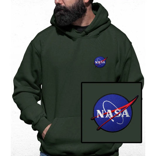 Nasa Embroidered Colour Hoodie - Tshirtpark.com