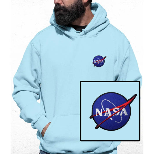 Nasa Embroidered Colour Hoodie - Tshirtpark.com