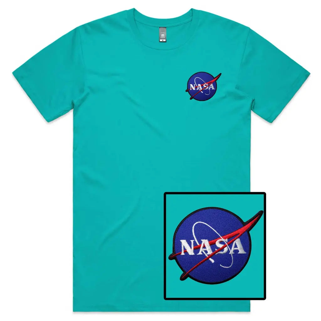 Nasa Embroidered T-Shirt - Tshirtpark.com