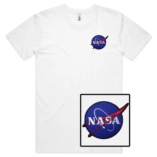 Nasa Embroidered T-Shirt - Tshirtpark.com