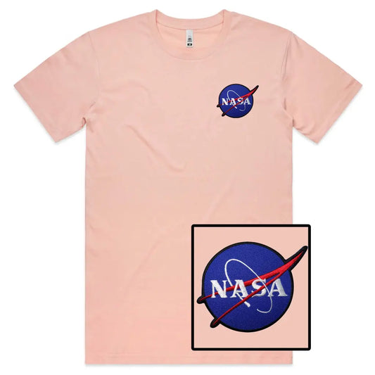 Nasa Embroidered T-Shirt - Tshirtpark.com