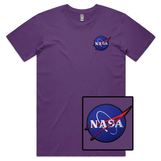 Nasa Embroidered T-Shirt - Tshirtpark.com