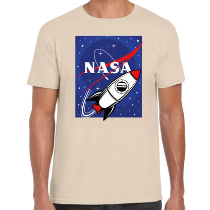 Nasa Square Rocket T-Shirt - Tshirtpark.com