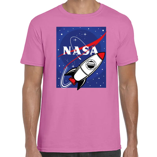 Nasa Square Rocket T-Shirt - Tshirtpark.com