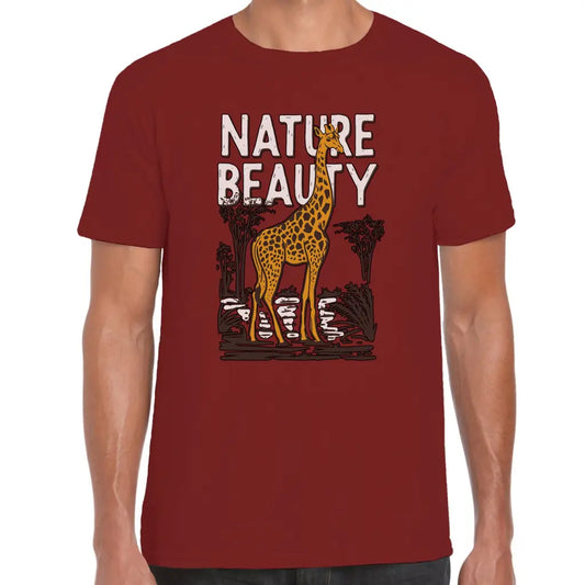 Nature Beauty Giraffe T-Shirt - Tshirtpark.com