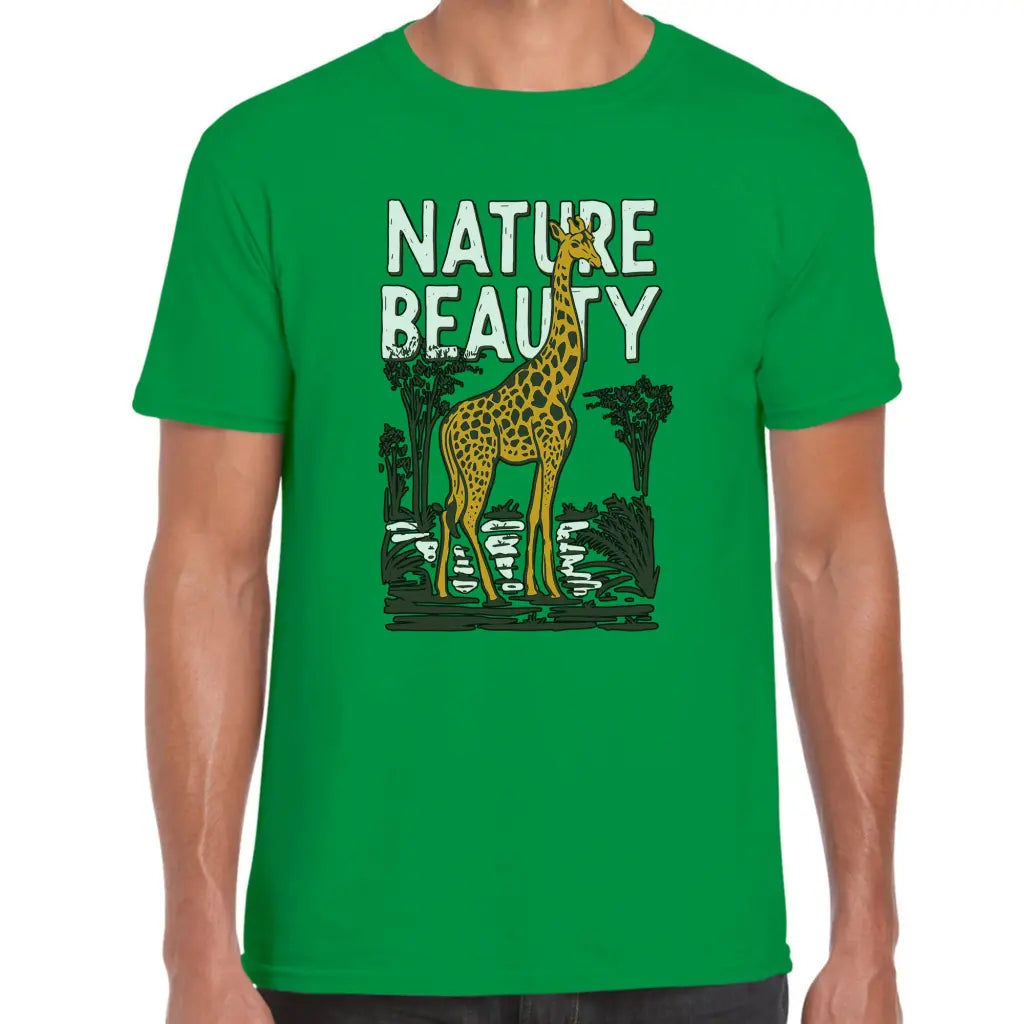 Nature Beauty Giraffe T-Shirt - Tshirtpark.com