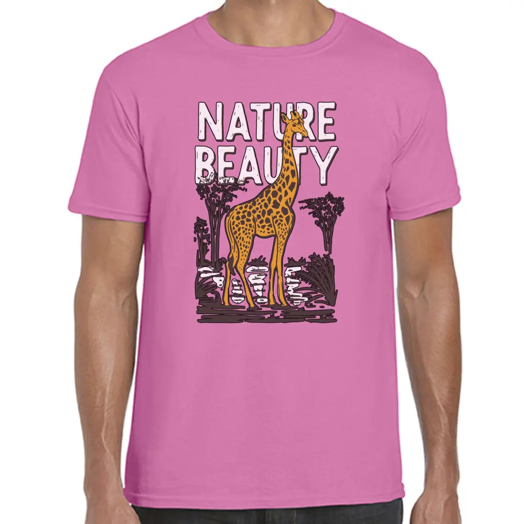 Nature Beauty Giraffe T-Shirt - Tshirtpark.com
