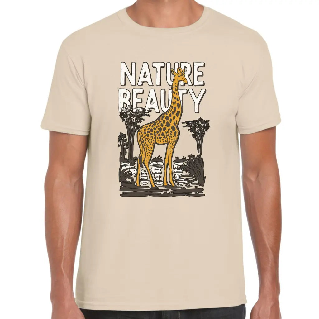 Nature Beauty Giraffe T-Shirt - Tshirtpark.com