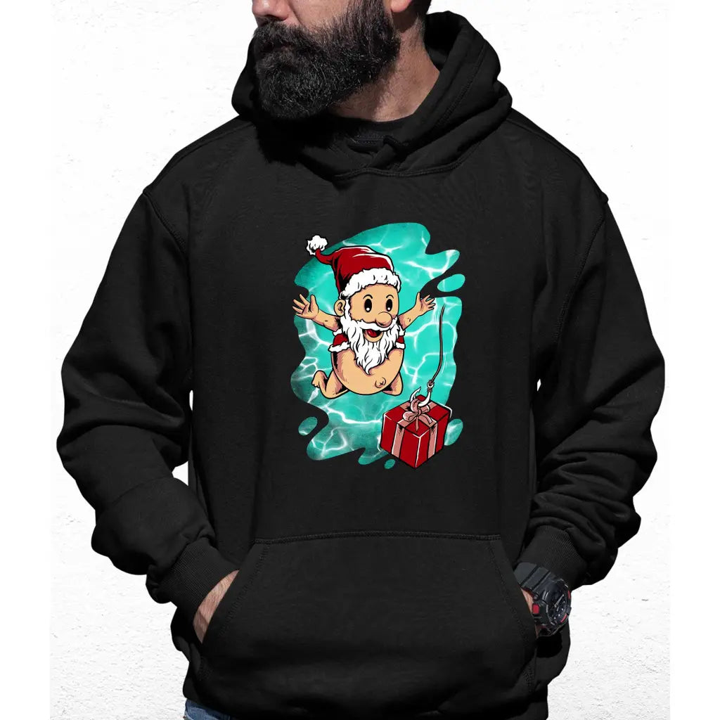 Never Mind Santa Colour Hoodie - Tshirtpark.com