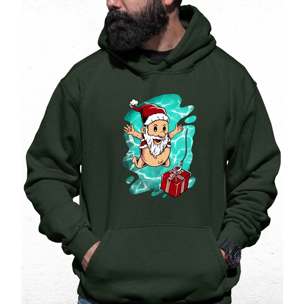 Never Mind Santa Colour Hoodie - Tshirtpark.com