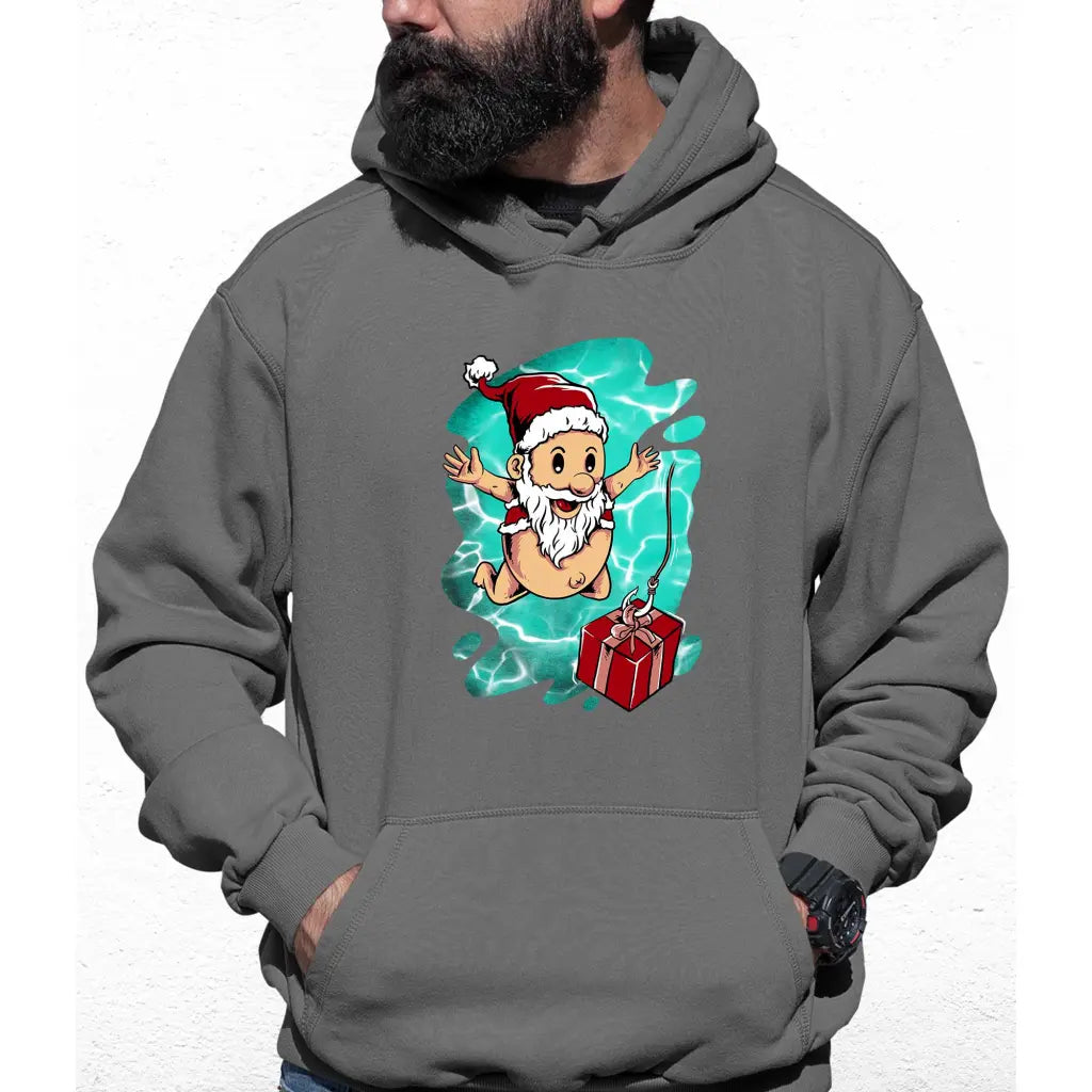 Never Mind Santa Colour Hoodie - Tshirtpark.com