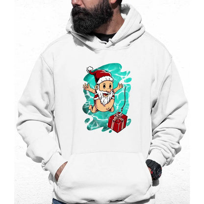 Never Mind Santa Colour Hoodie - Tshirtpark.com