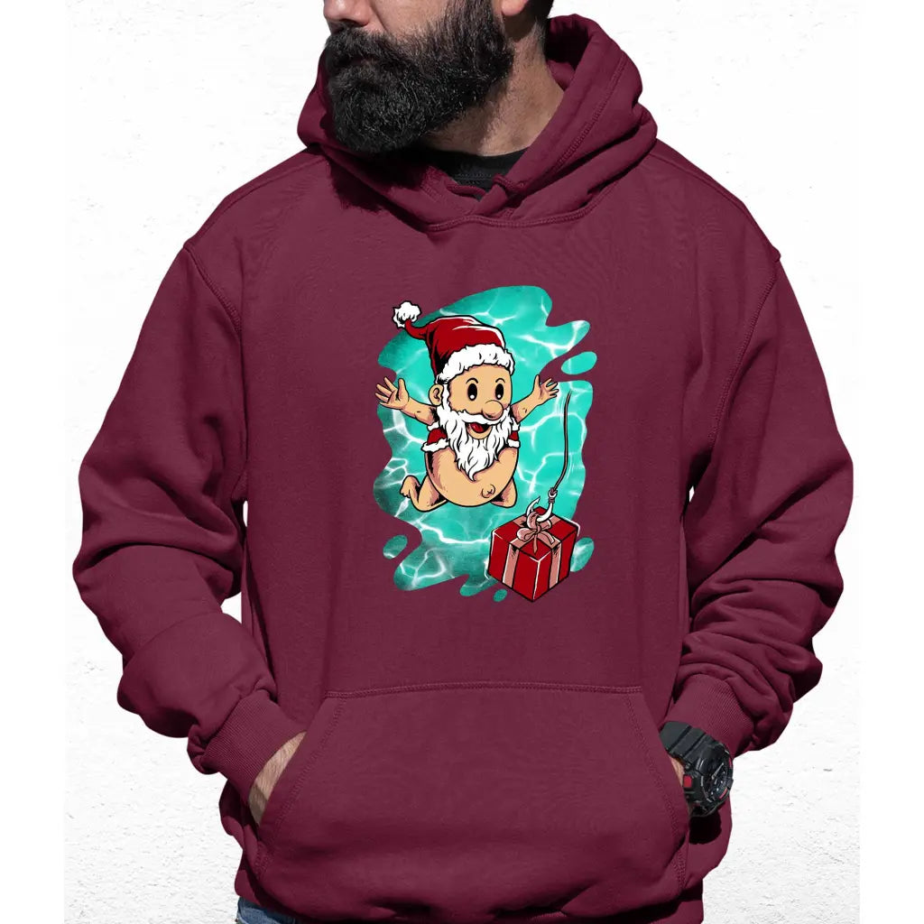 Never Mind Santa Colour Hoodie - Tshirtpark.com