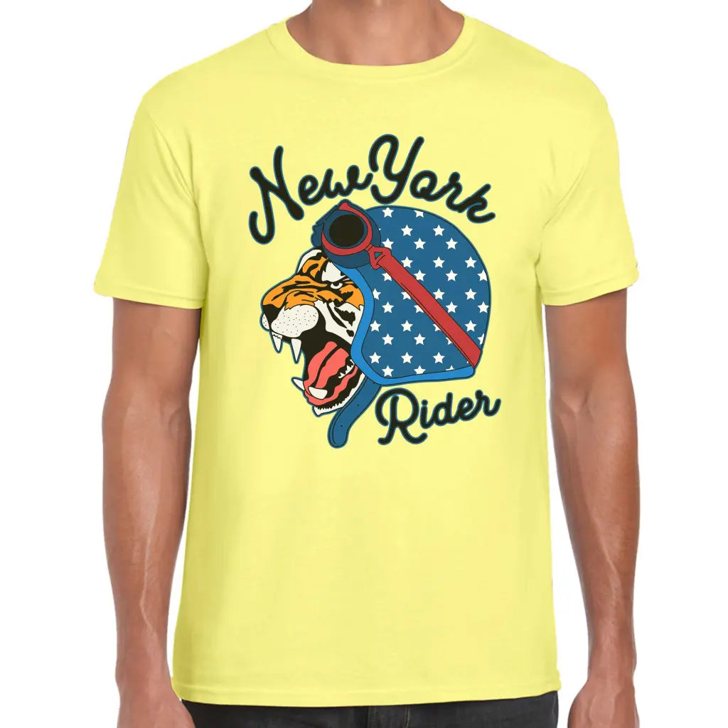 New York Rider Tiger T-Shirt - Tshirtpark.com