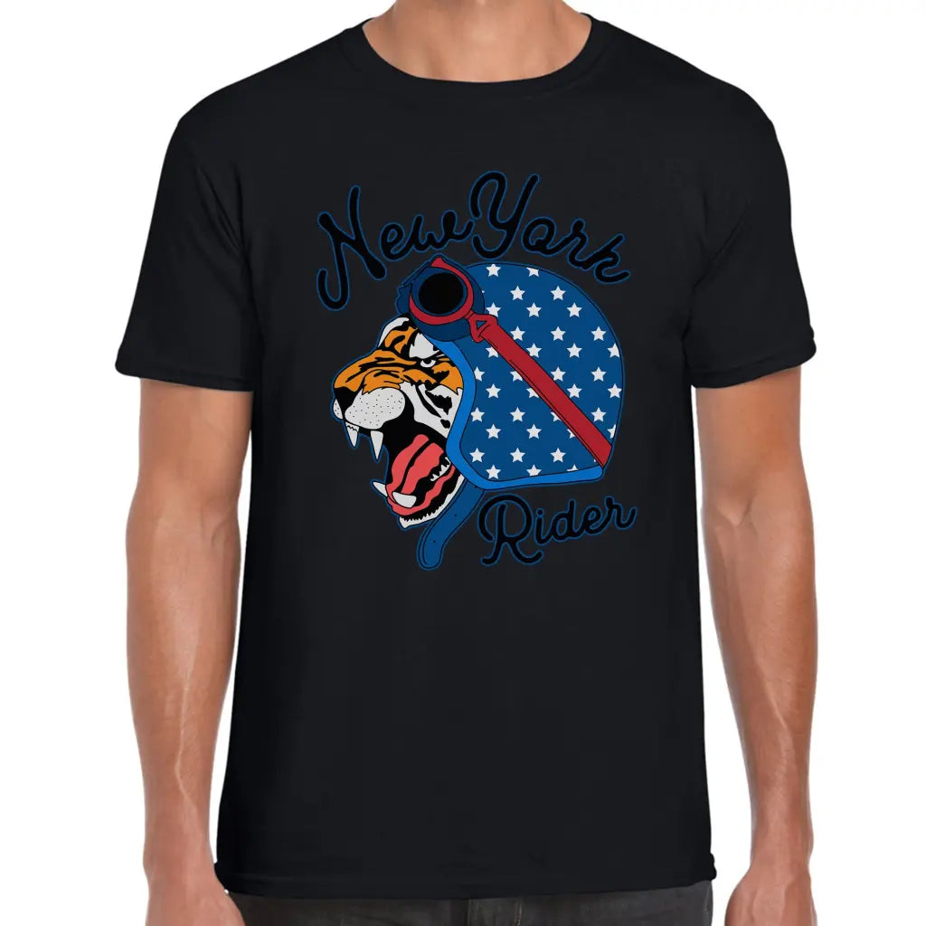 New York Rider Tiger T-Shirt - Tshirtpark.com