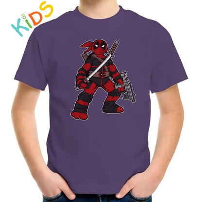 Ninja Redmask Kids T-shirt - Tshirtpark.com