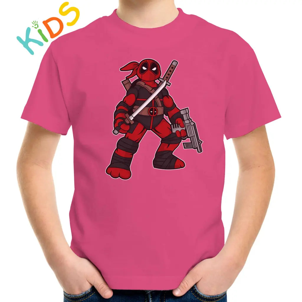 Ninja Redmask Kids T-shirt - Tshirtpark.com