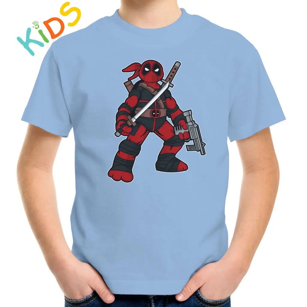 Ninja Redmask Kids T-shirt - Tshirtpark.com