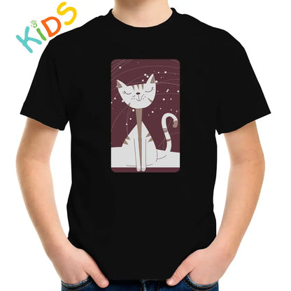 Nite Nite Cat Kids T-shirt - Tshirtpark.com