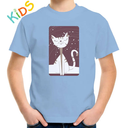 Nite Nite Cat Kids T-shirt - Tshirtpark.com