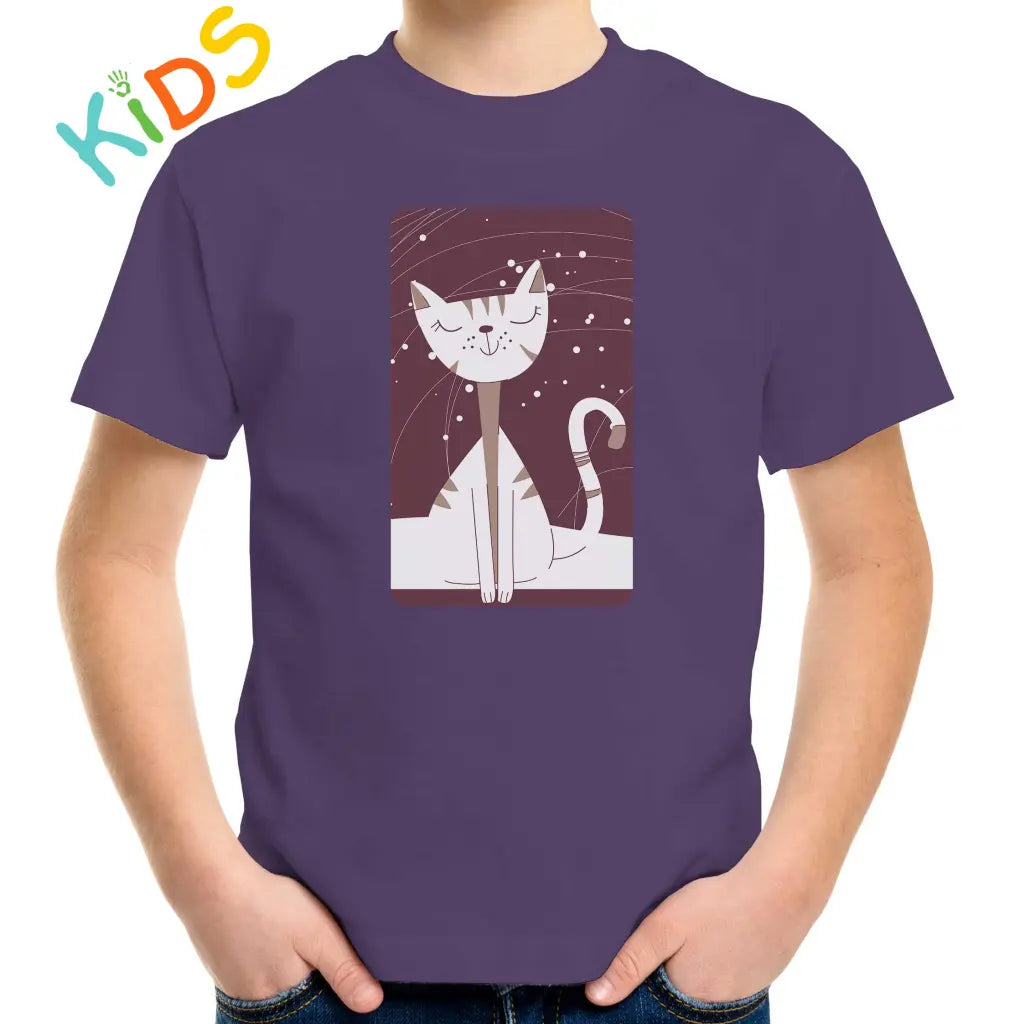 Nite Nite Cat Kids T-shirt - Tshirtpark.com