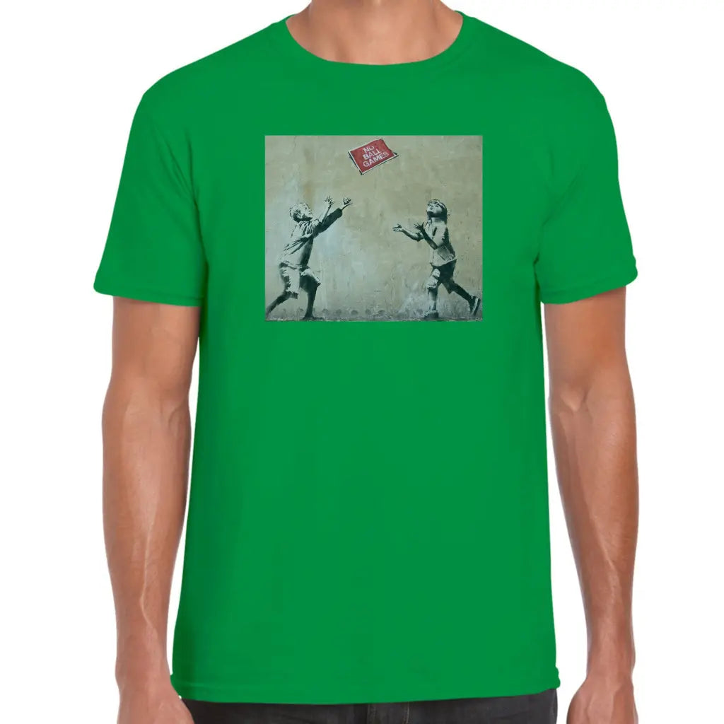 No Ball Games Banksy T-Shirt - Tshirtpark.com