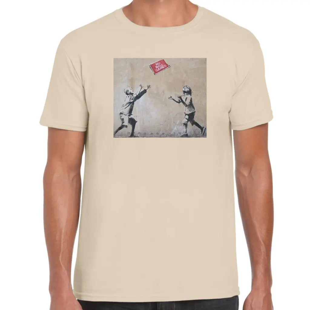 No Ball Games Banksy T-Shirt - Tshirtpark.com