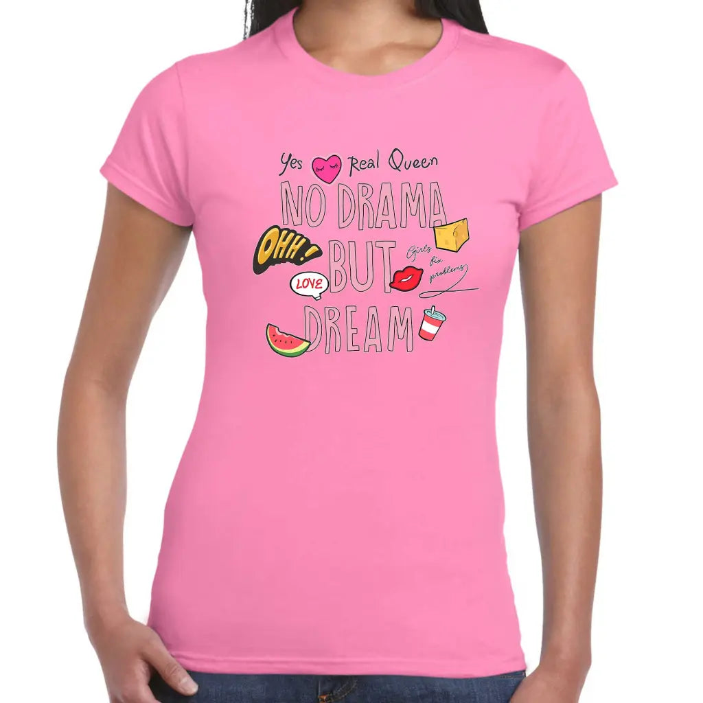 No Drama Ladies T-shirt - Tshirtpark.com