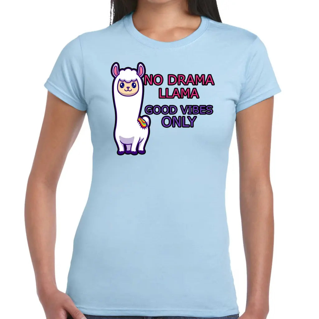 No Drama Llama Ladies T-shirt - Tshirtpark.com