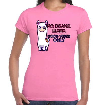 No Drama Llama Ladies T-shirt - Tshirtpark.com