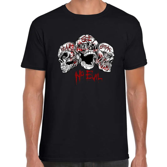 No Evil Skull T-Shirt - Tshirtpark.com