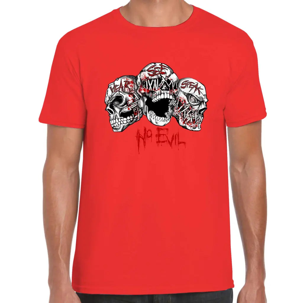 No Evil Skull T-Shirt - Tshirtpark.com