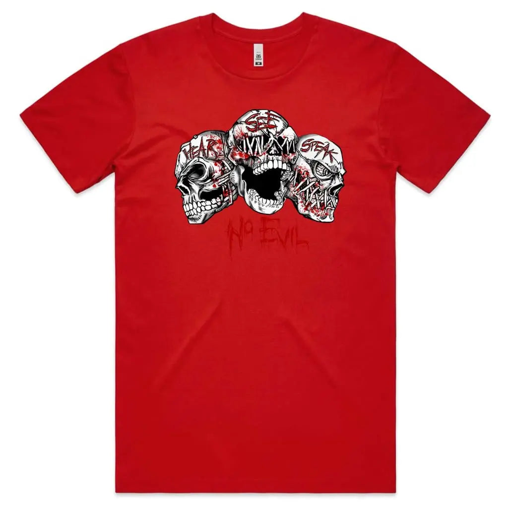 No Evil Skull T-Shirt - Tshirtpark.com