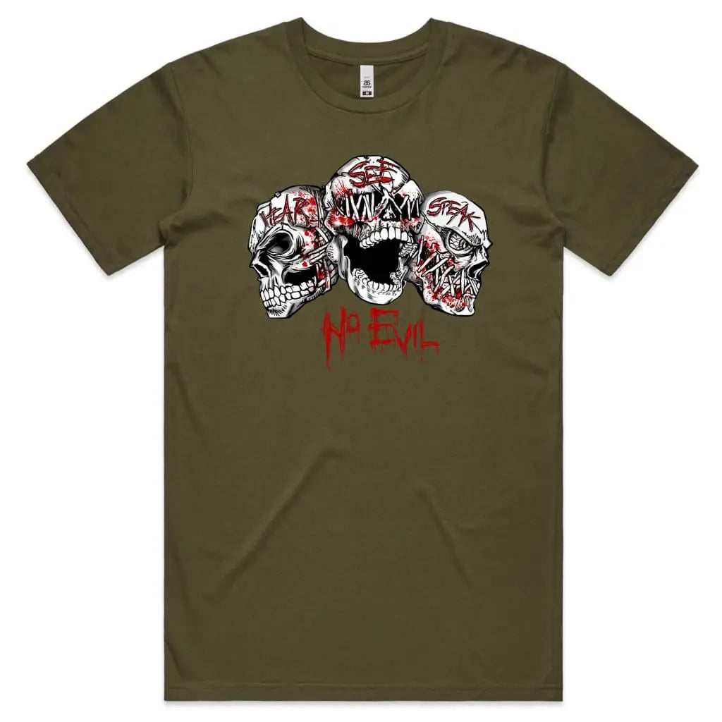 No Evil Skull T-Shirt - Tshirtpark.com