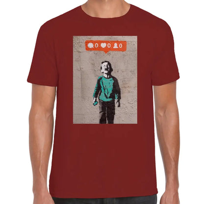No Likes Banksy T-Shirt - Tshirtpark.com