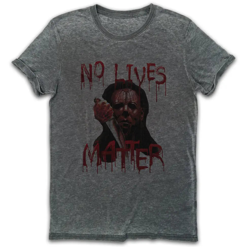 No Lives Matter Vintage Burn-Out T-Shirt - Tshirtpark.com