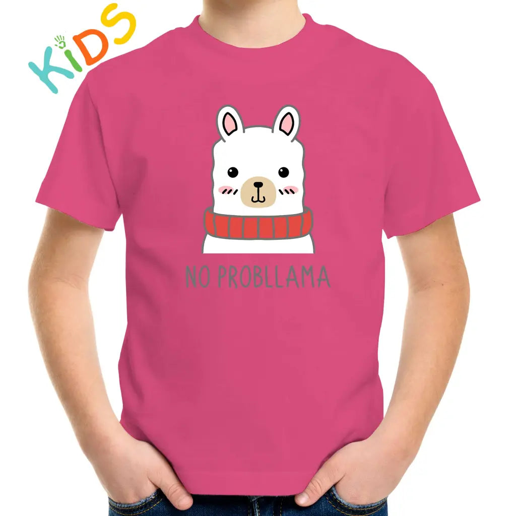 No Probllama Kids T-shirt - Tshirtpark.com
