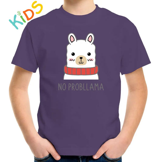 No Probllama Kids T-shirt - Tshirtpark.com