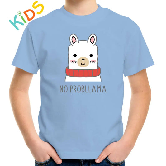 No Probllama Kids T-shirt - Tshirtpark.com